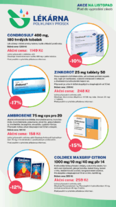 Lékárna - leták na listopad